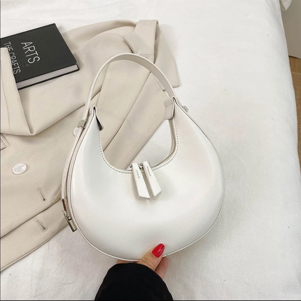 White Underarm Handbag